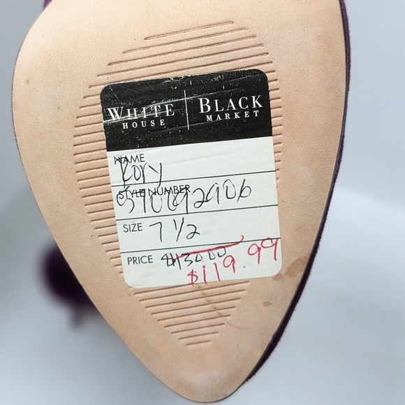 NWT White House black market suede heels - Picture 9 of 16